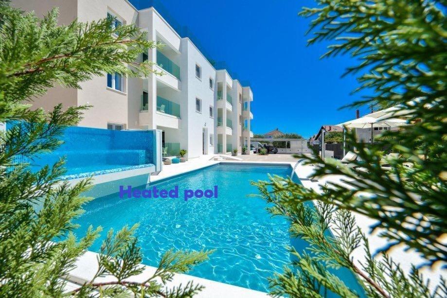 Luxury Apartment Arta-2 With Heated Pool And Jacuzzi Bibinje Ngoại thất bức ảnh